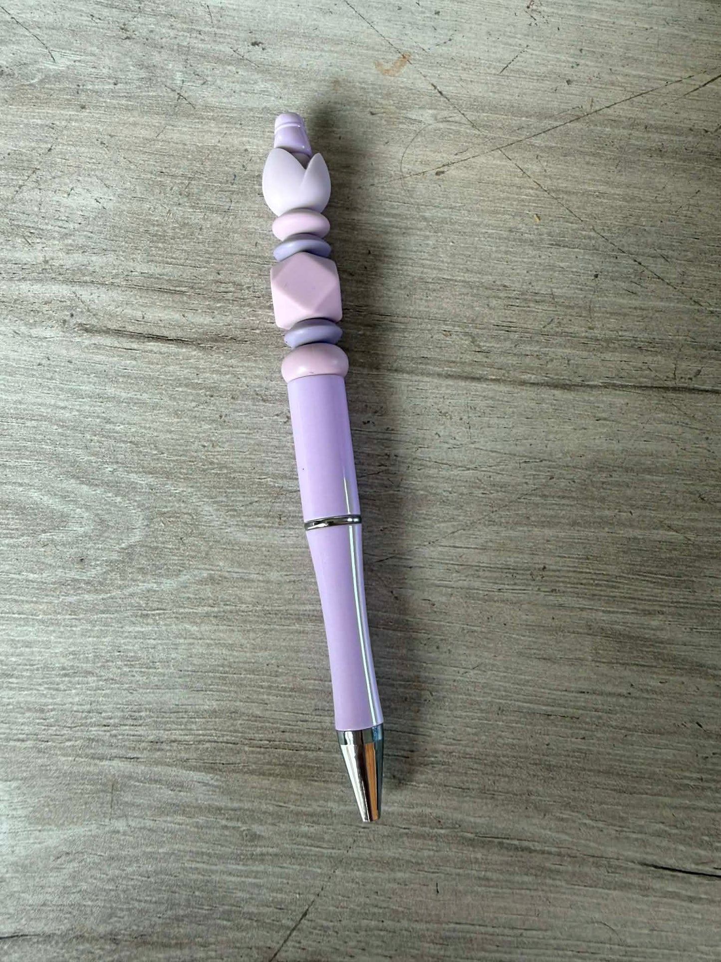 Kralenpen - Purple Flower