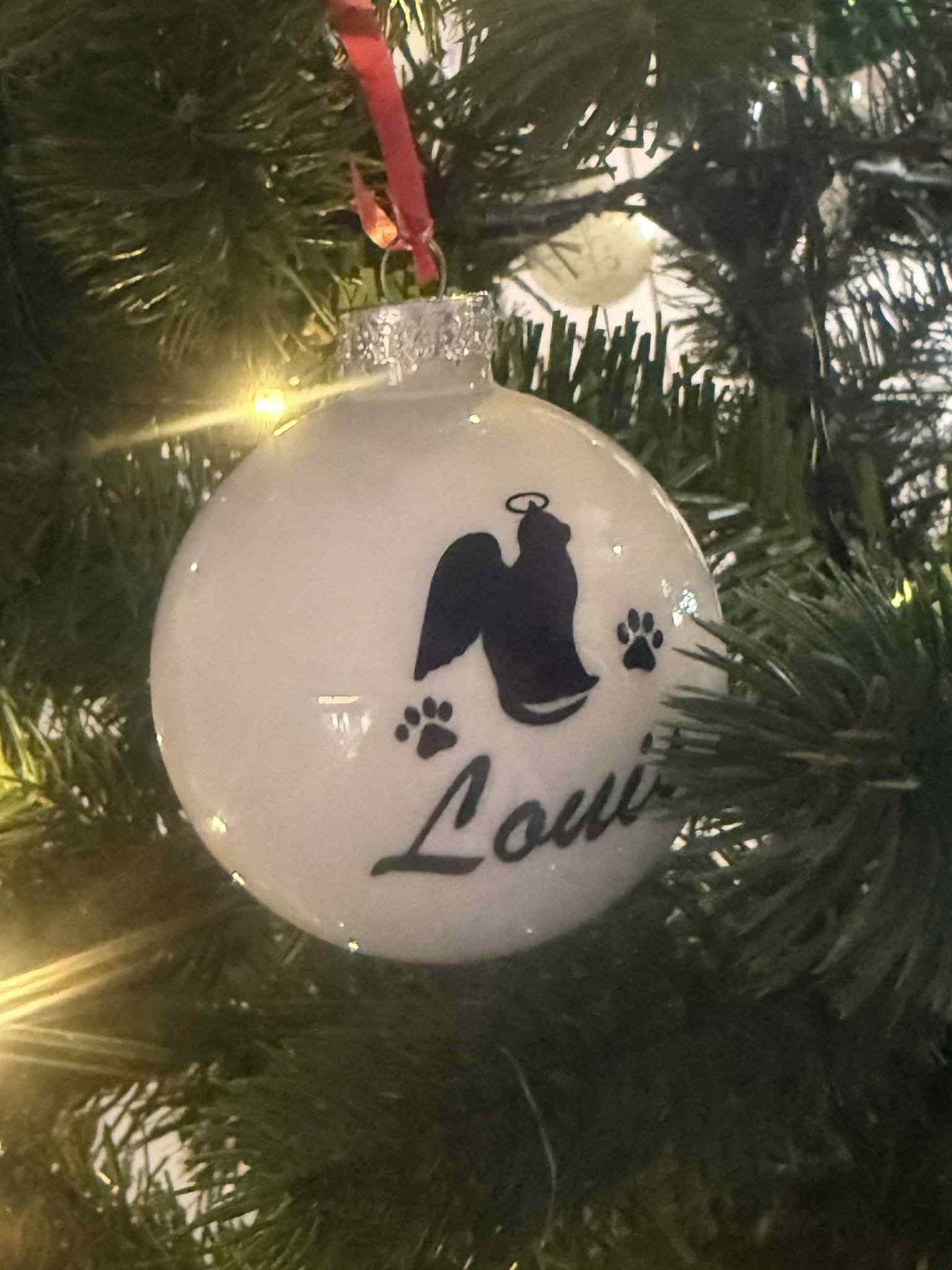 Gepersonaliseerde kerstbal