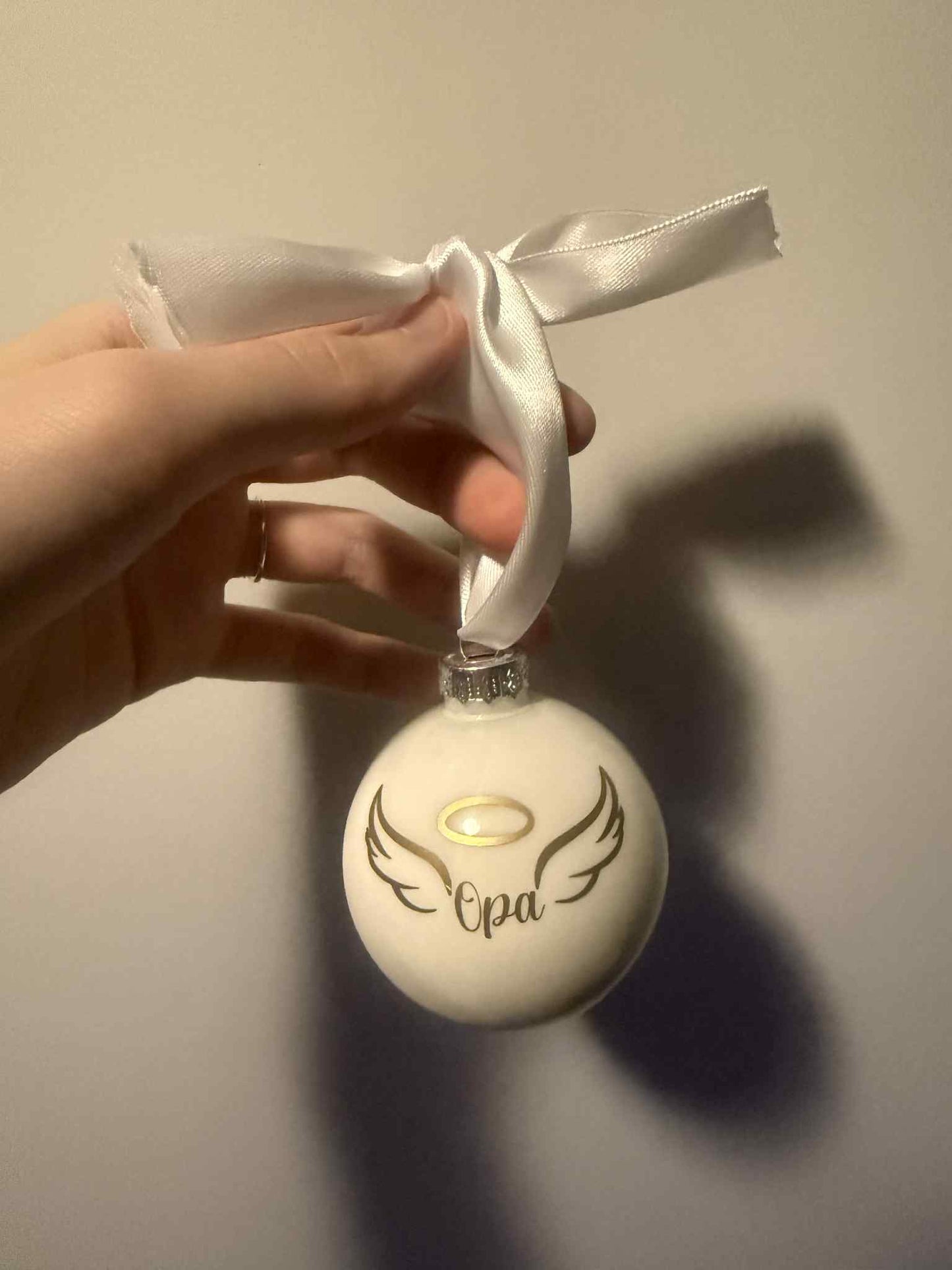Gepersonaliseerde kerstbal