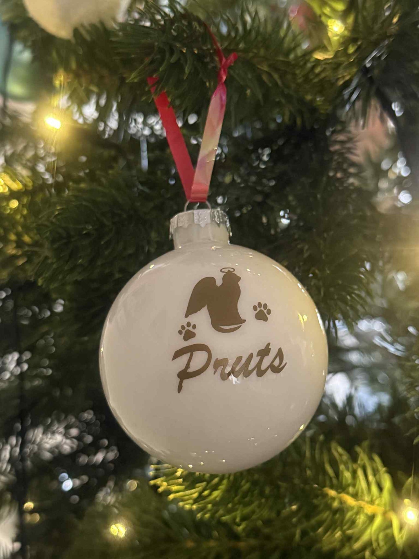 Gepersonaliseerde kerstbal