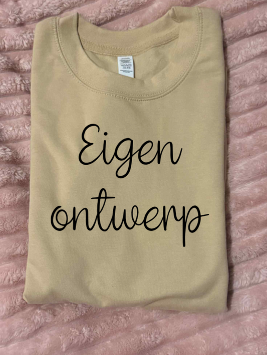 Sweater met eigen ontwerp