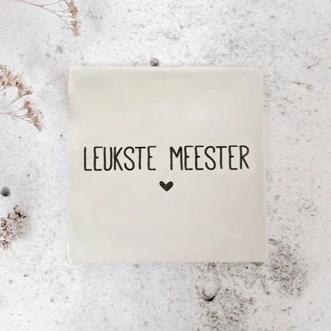 Tegeltje Meester of Juf